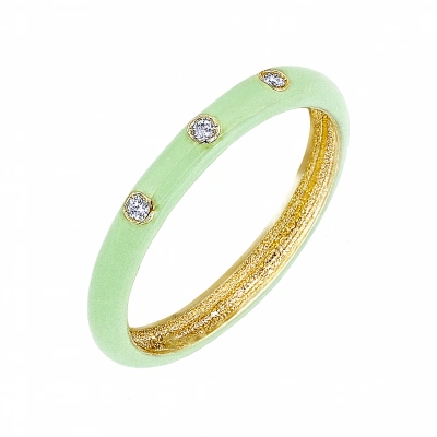 Yazın Neşesi Mineli Taşlı Altın Yüzük