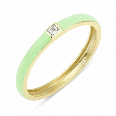 Yazın Neşesi Mineli Prenses Taşlı Altın Yüzük