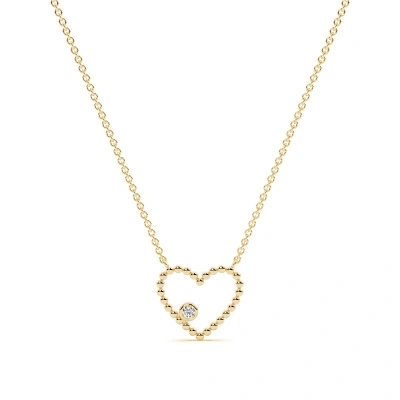 Kalpli Pırlanta Kolye