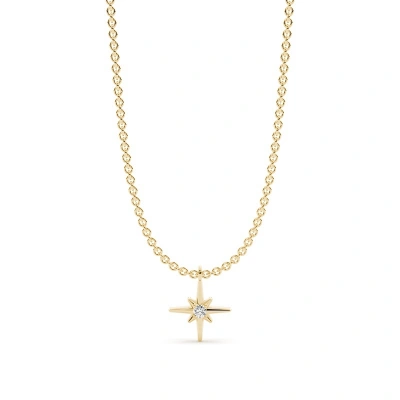 Kutup Yıldızı Pırlanta Kolye