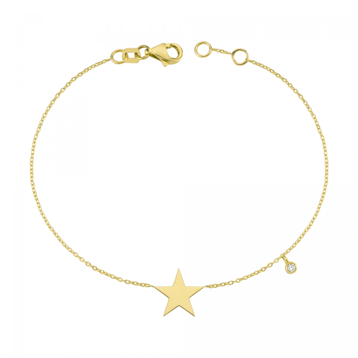 Yıldız Pırlanta Bileklik