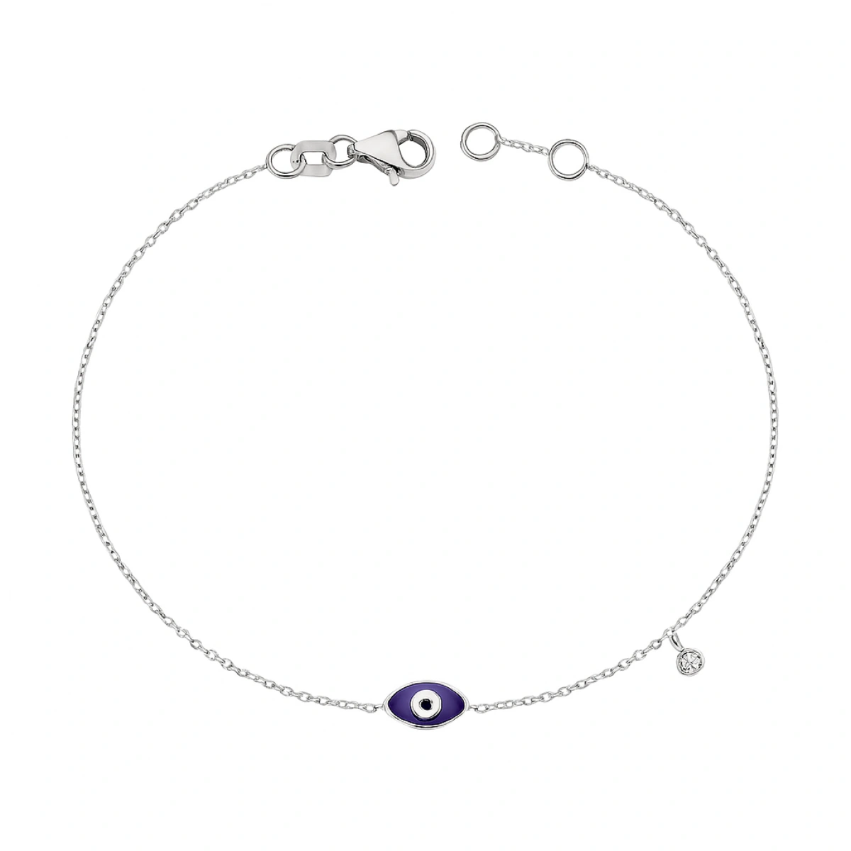 Nazar Göz Mineli Pırlanta Bileklik