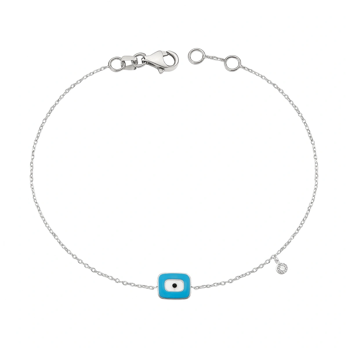 Nazar Mineli Pırlanta Bileklik