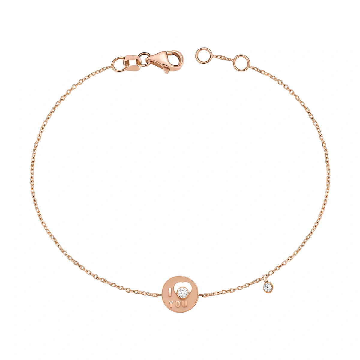 I Love YOU Pırlanta Bileklik