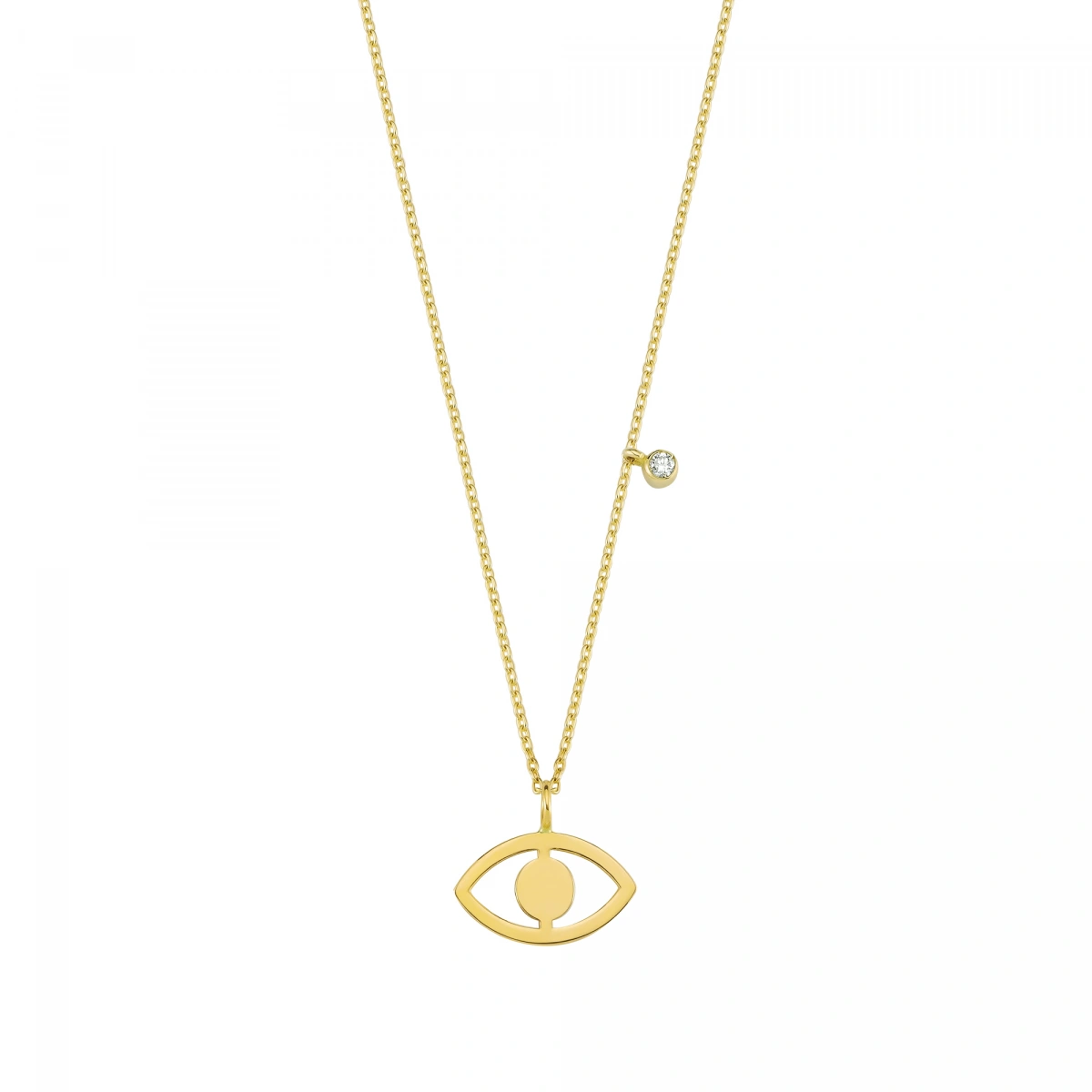 Göz Pırlanta Kolye