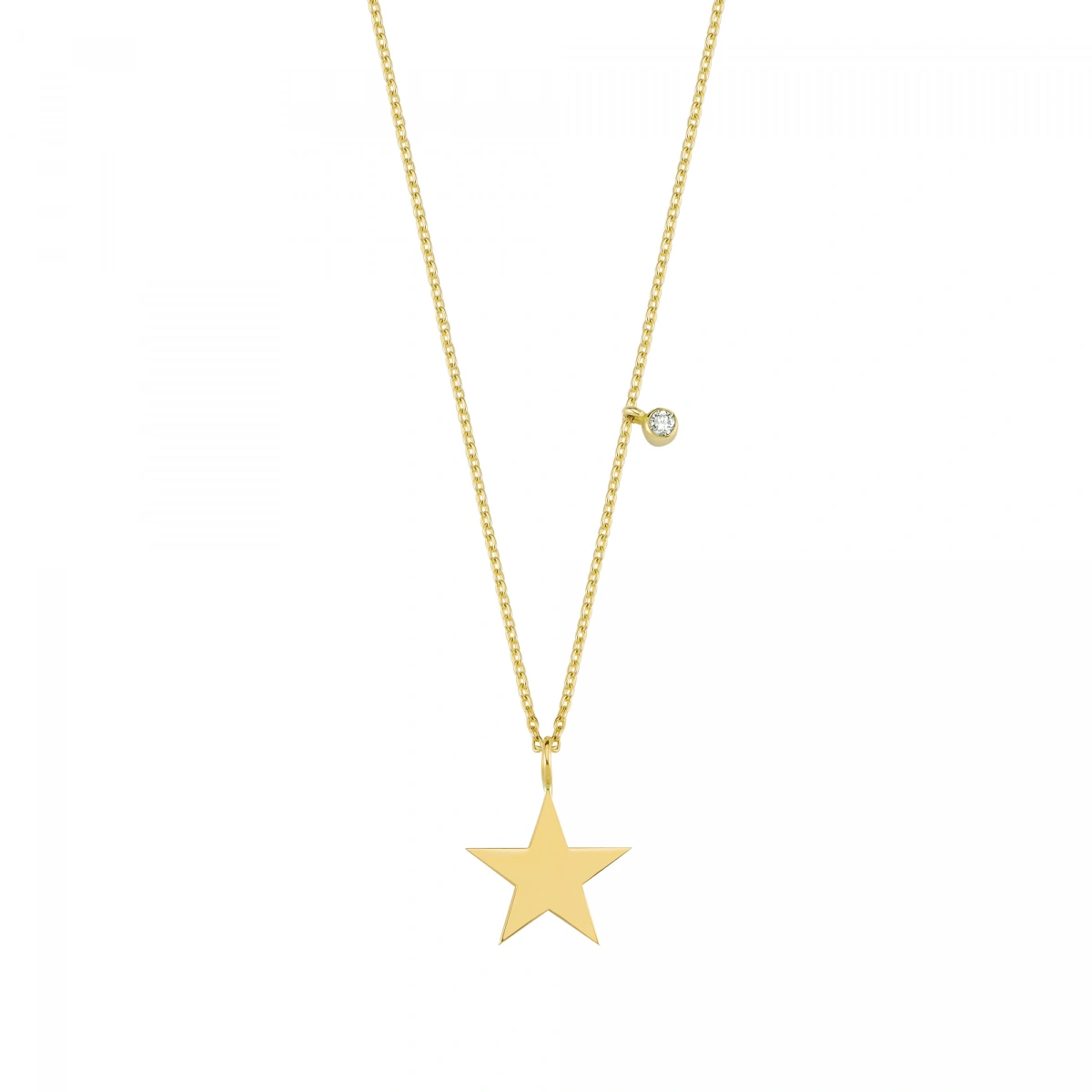 Yıldız Pırlanta Kolye