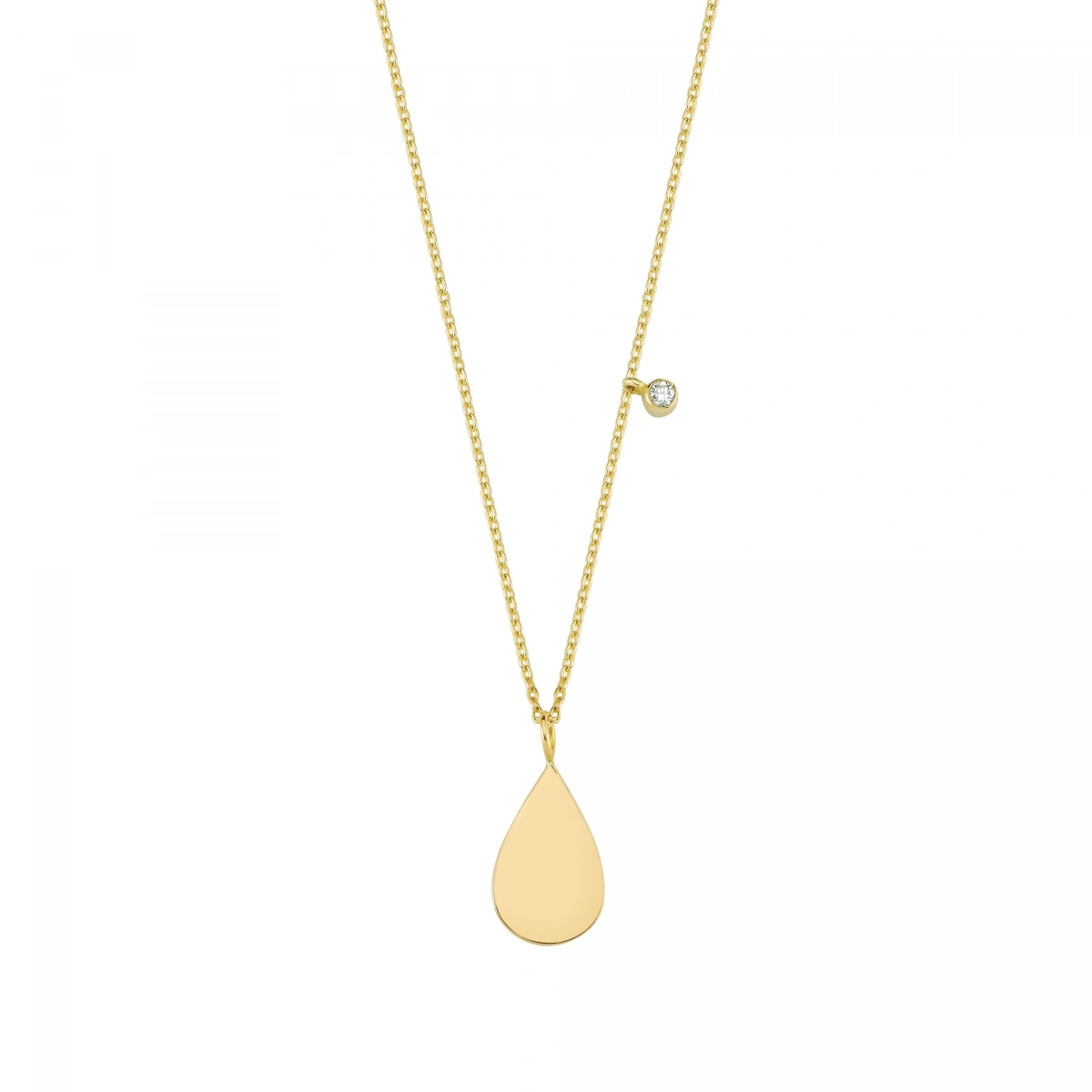 Damla Pırlanta Kolye