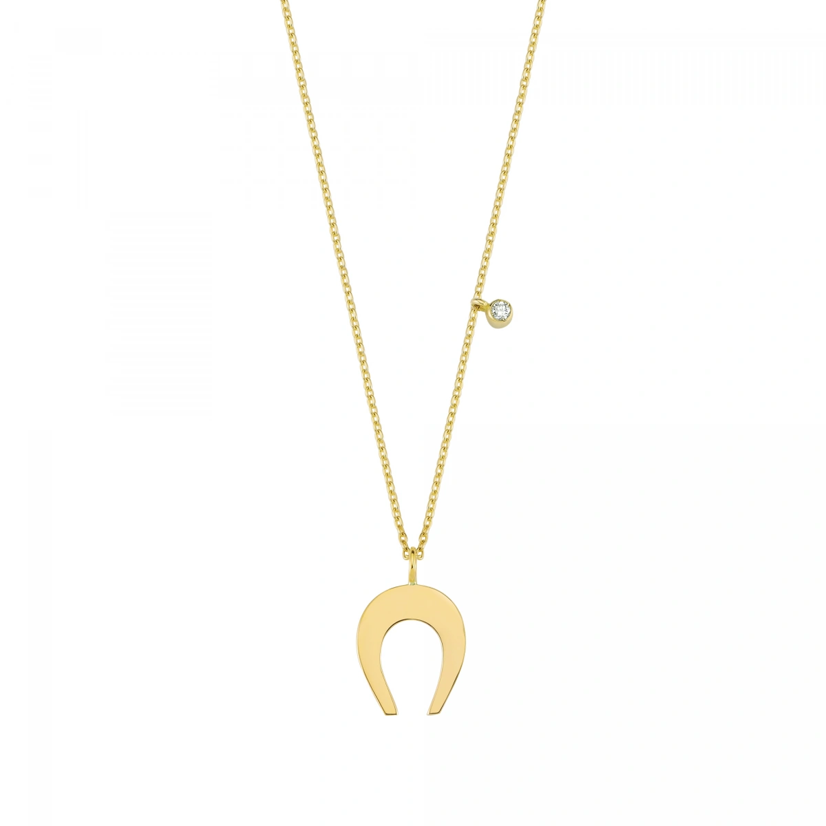 At Nalı Şans Pırlanta Kolye