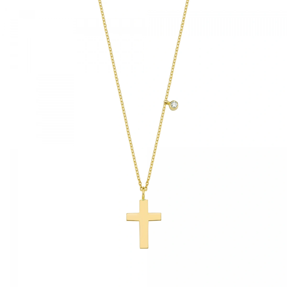 Haç Pırlanta Kolye