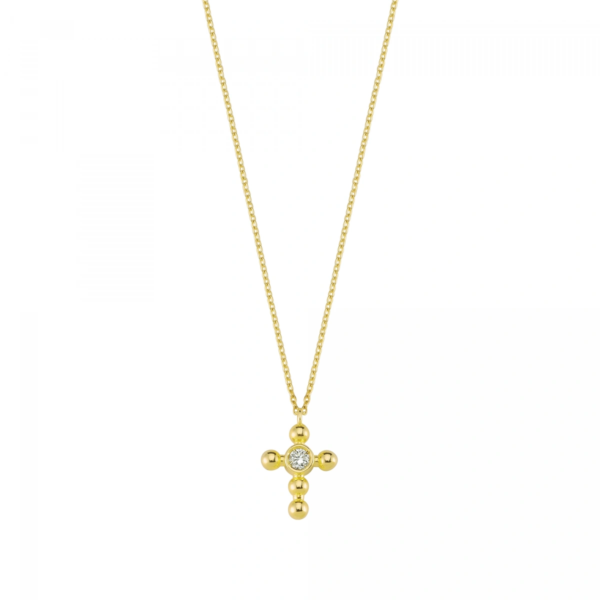 Haç Pırlanta Kolye