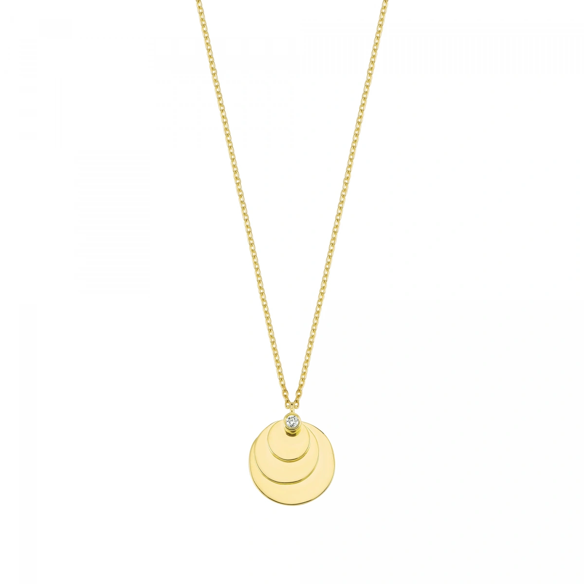 Yuvarlaklar Pırlanta Kolye