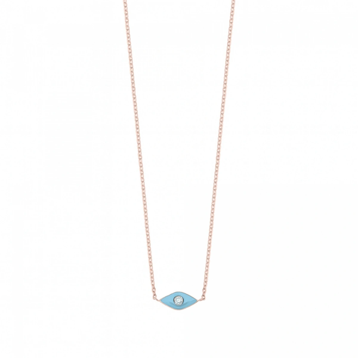 Göz Mineli Pırlanta Kolye