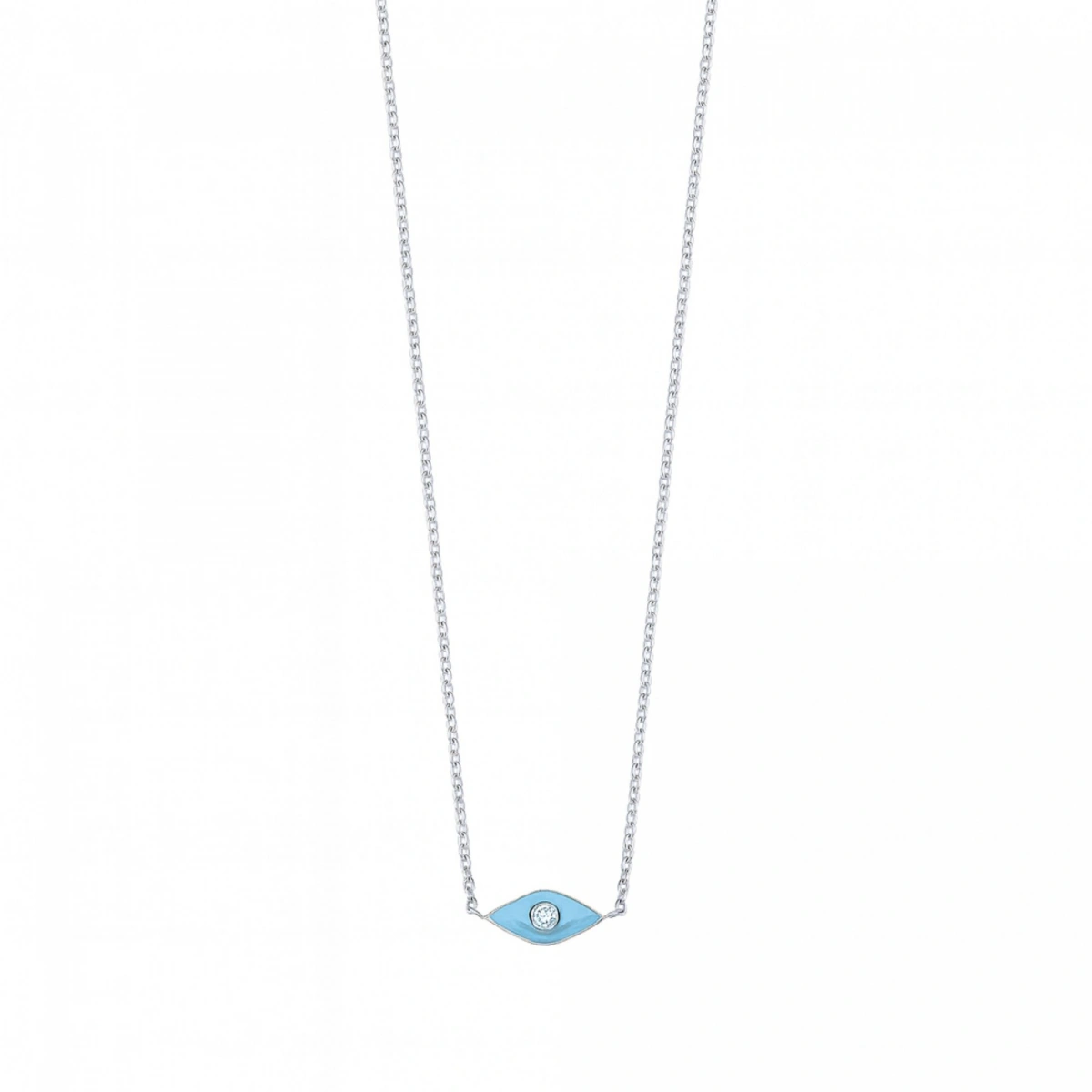 Göz Mineli Pırlanta Kolye