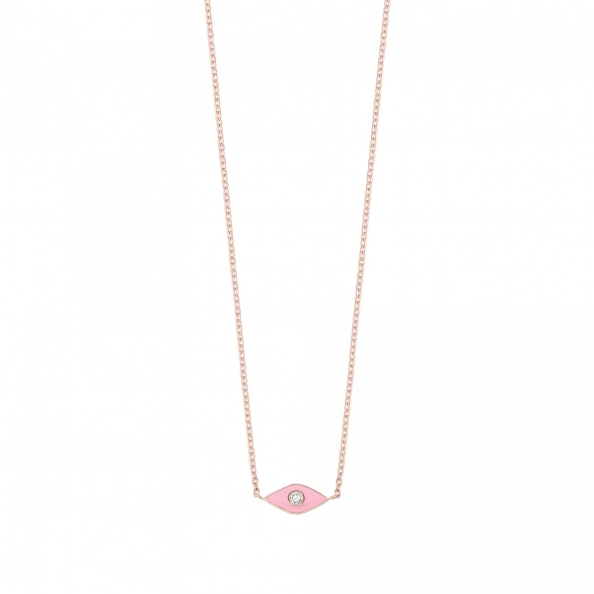 Göz Mineli Pırlanta Kolye