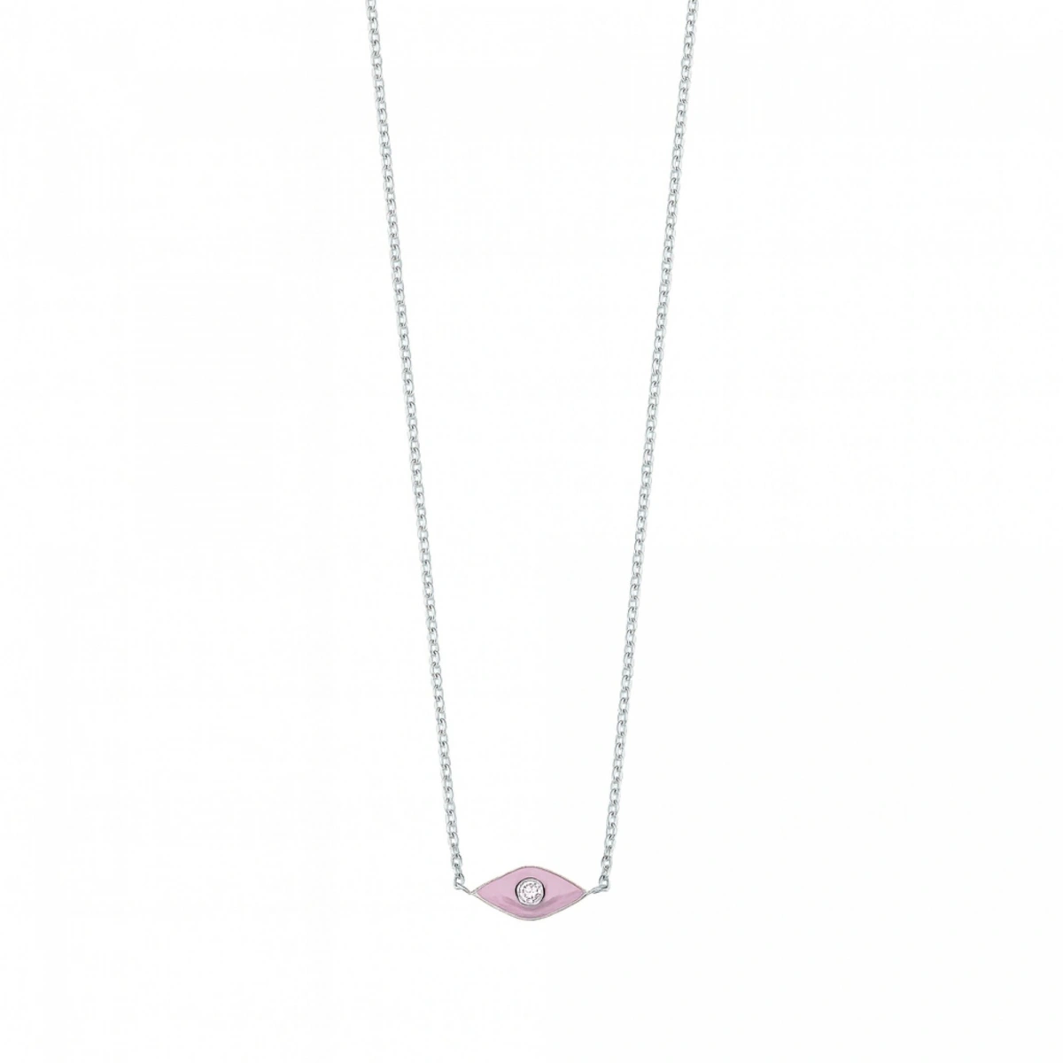 Göz Mineli Pırlanta Kolye