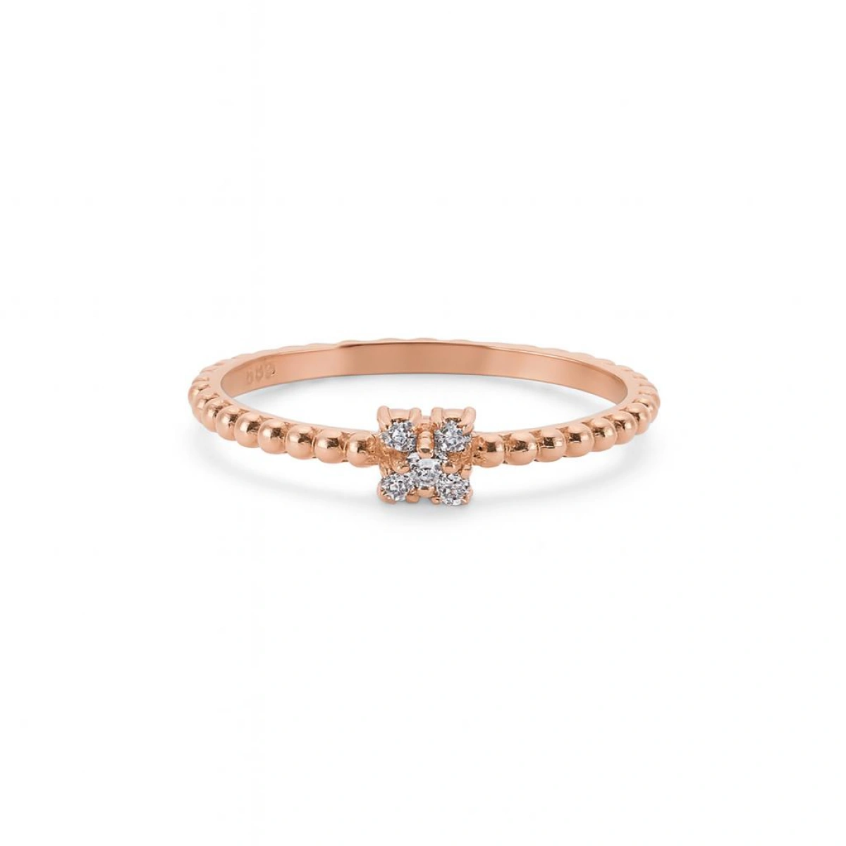 Yonca Minimal Altın Yüzük