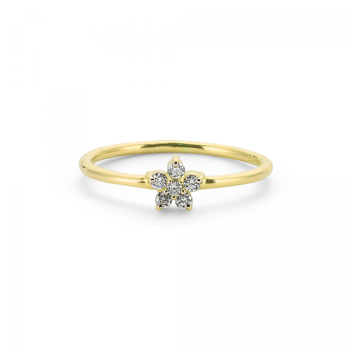 Minik Çiçek Altın Yüzük