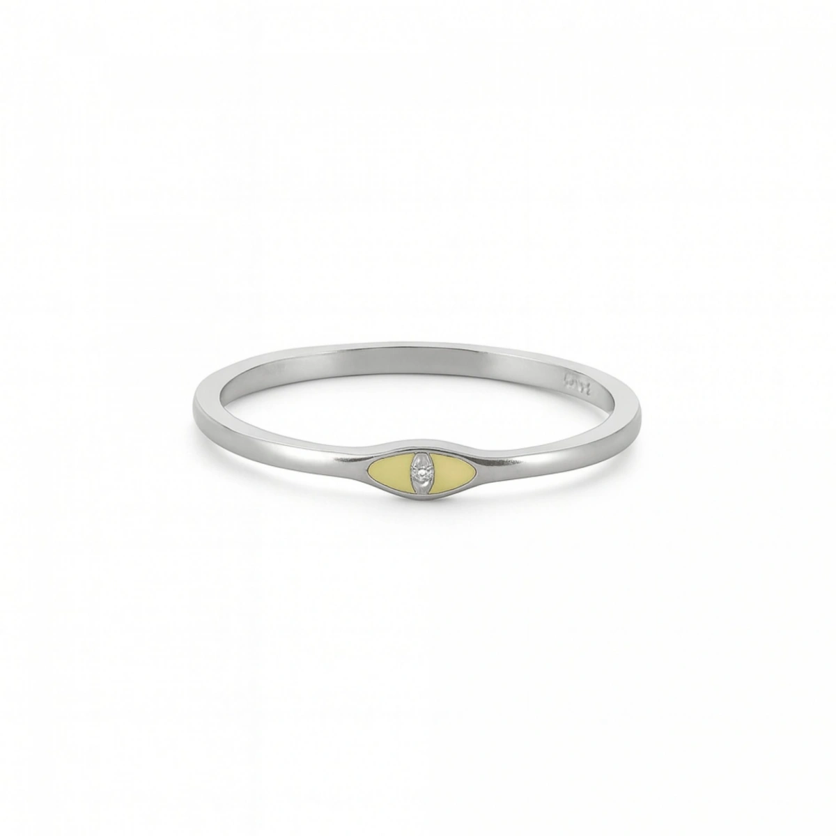 Göz Mineli Pırlanta Yüzük