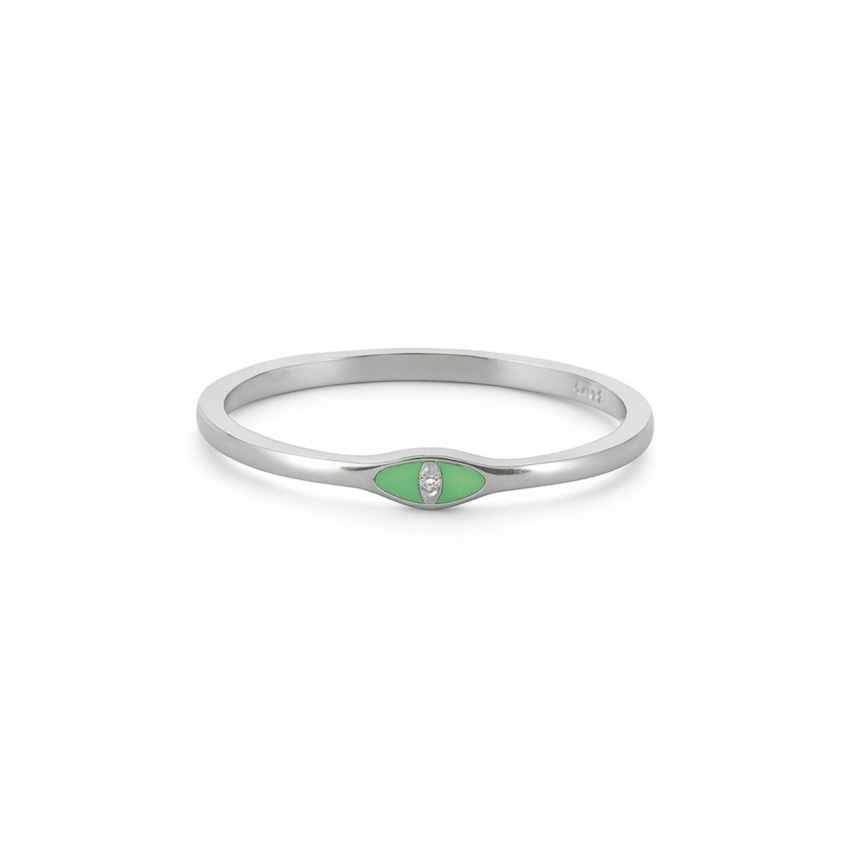 Göz Mineli Pırlanta Yüzük