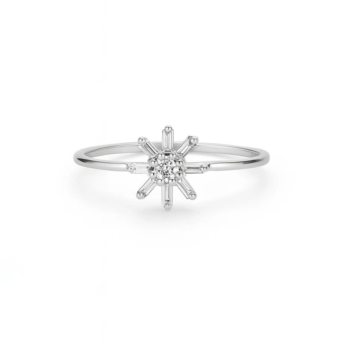 Papatya Baget Altın Yüzük