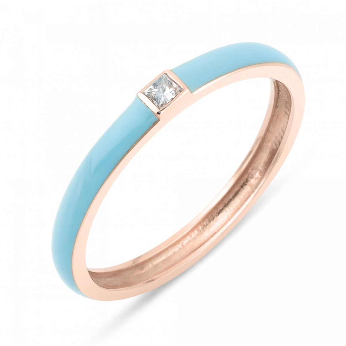 Yazın Neşesi Mineli Prenses Taşlı Altın Yüzük