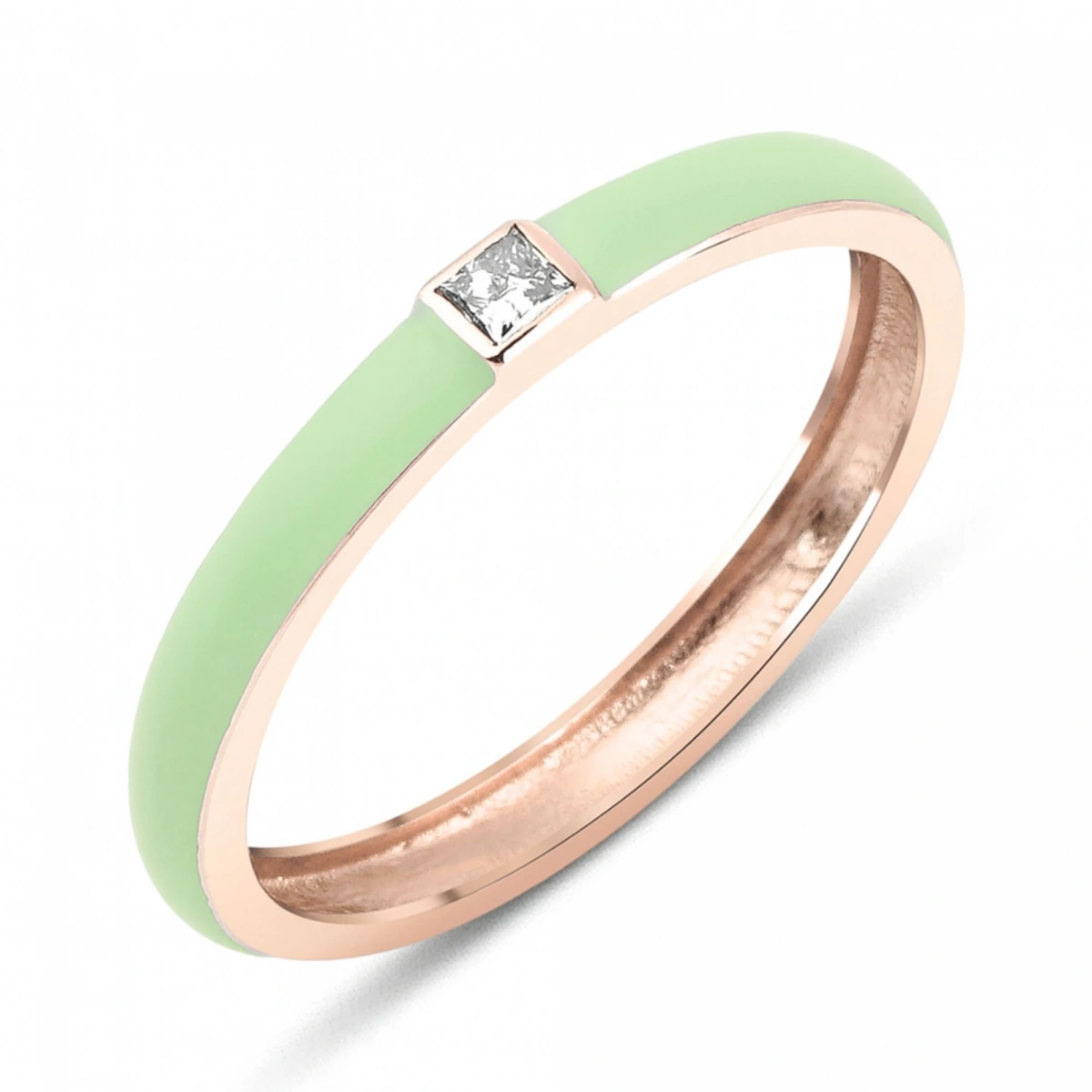 Yazın Neşesi Mineli Prenses Taşlı Altın Yüzük