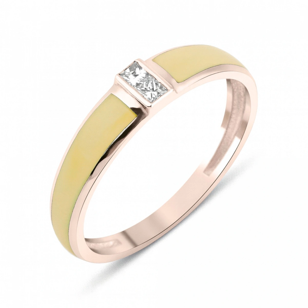 Yazın Neşesi Mineli Prenses Taşlı Altın Yüzük