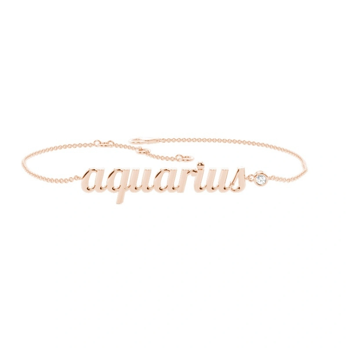 Kova Burcu Zodiac Pırlanta Bileklik