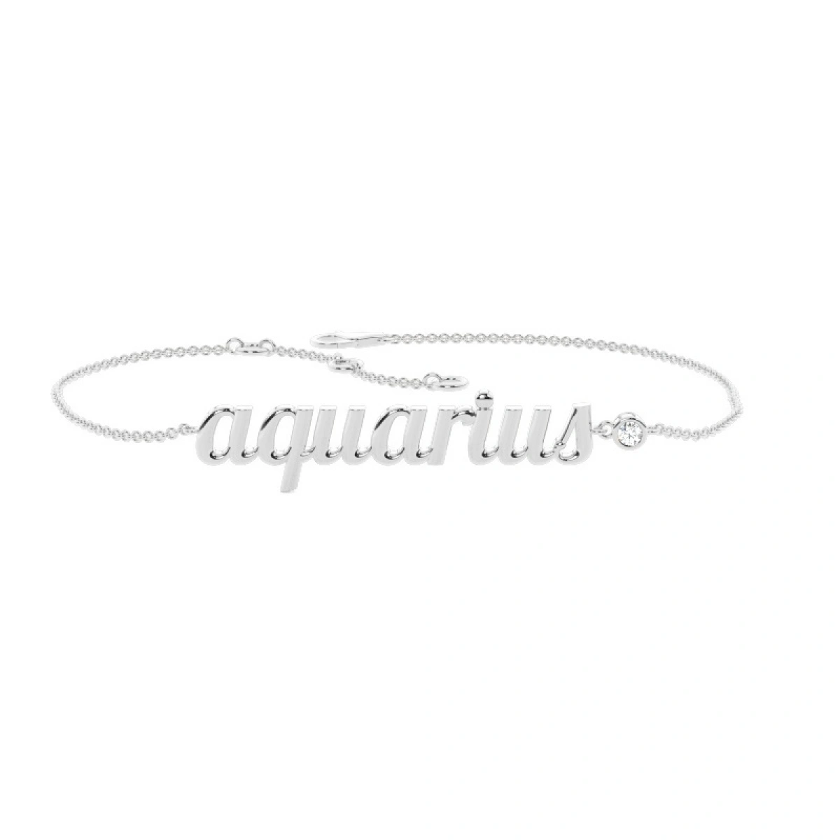 Kova Burcu Zodiac Pırlanta Bileklik