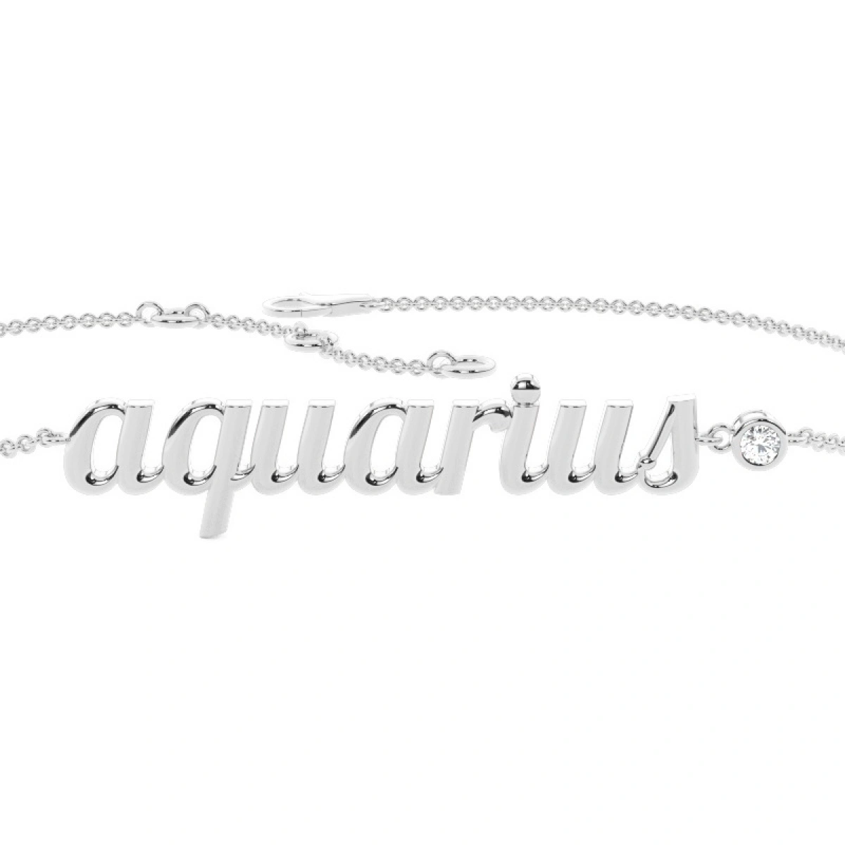 Kova Burcu Zodiac Pırlanta Bileklik