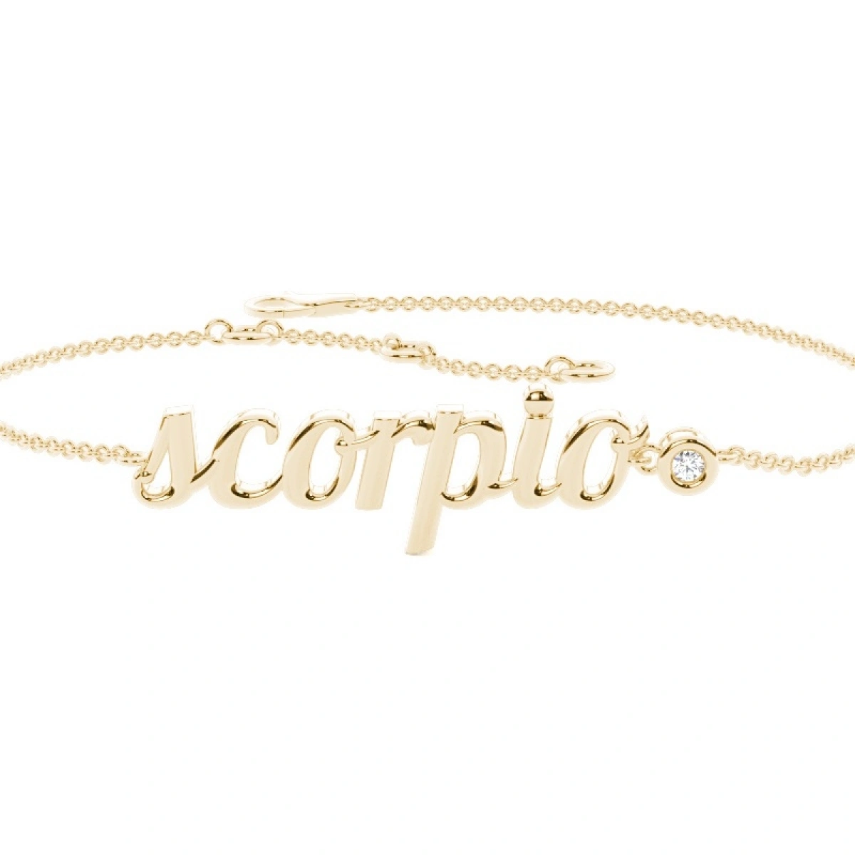 Akrep Burcu Zodiac Pırlanta Bileklik