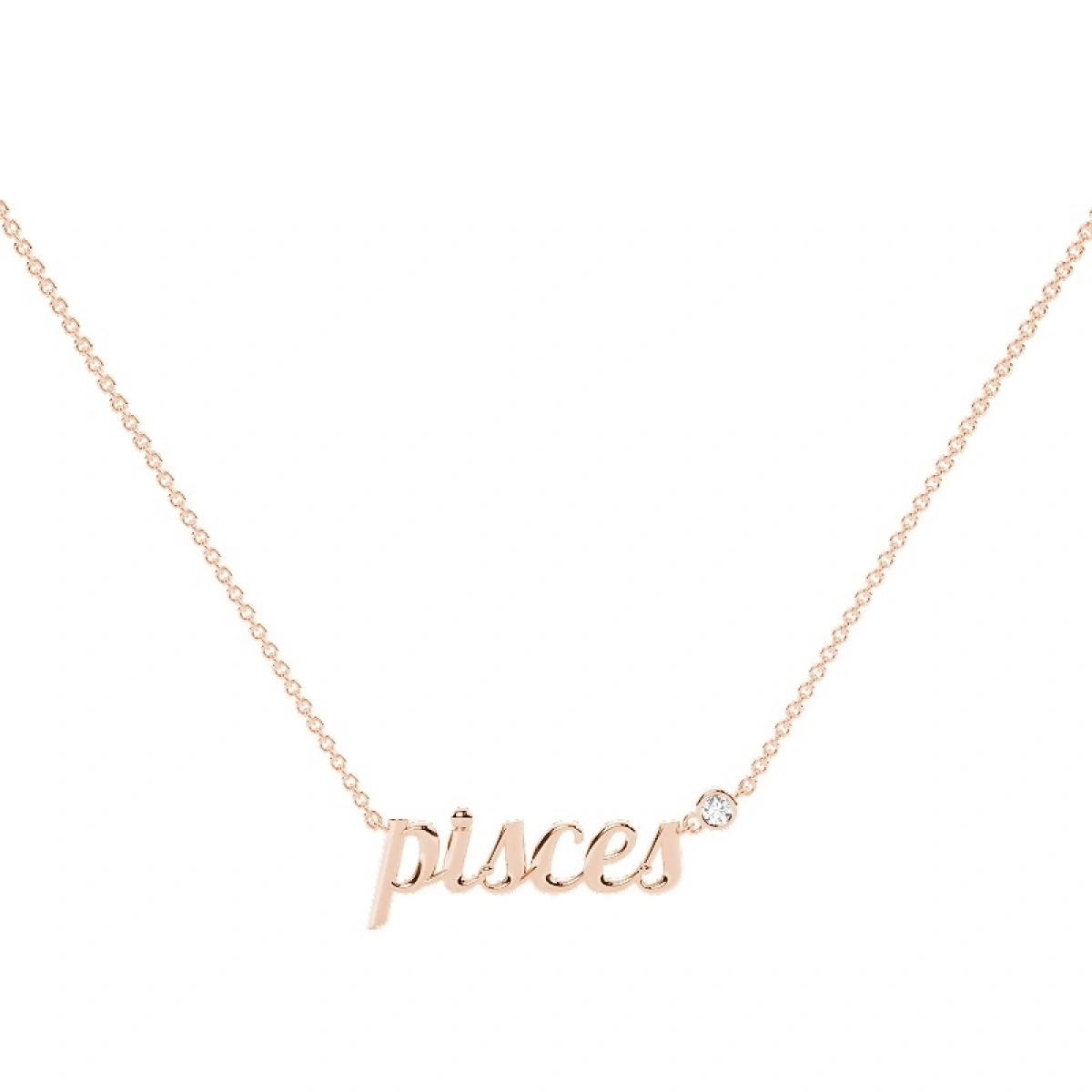 Balık Burcu Zodiac Pırlanta Kolye