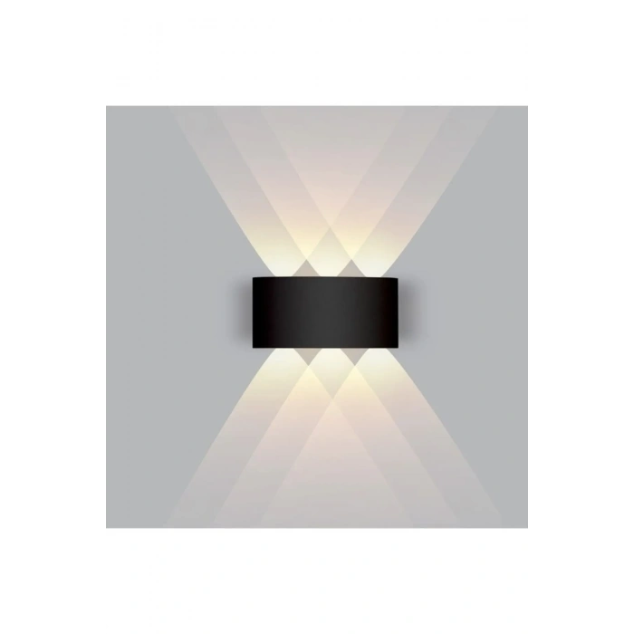 Dış ve İç Mekan Mercekli Alüminyum Çift Yönlü Aplik