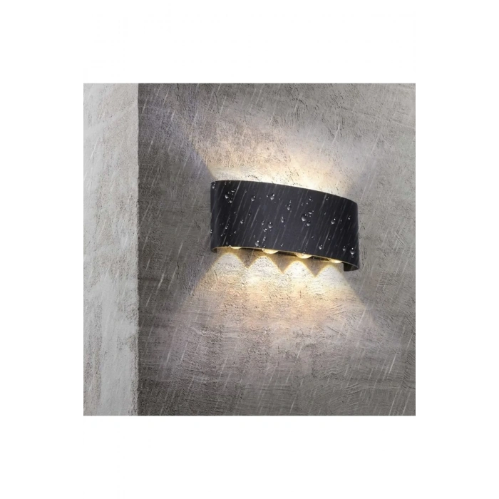 Dış ve İç Mekan Mercekli Alüminyum Çift Yönlü Aplik