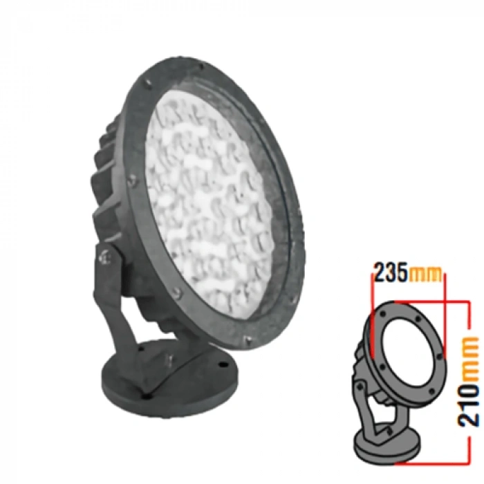Bahçe Döküm ve Ağaç Led Aydınlatma Armatürü 3W 6W 9W 12W 18W 24W 36w