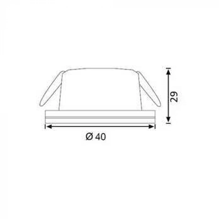 Jupiter 3W Sıva Altı Led Spot LS968 AL