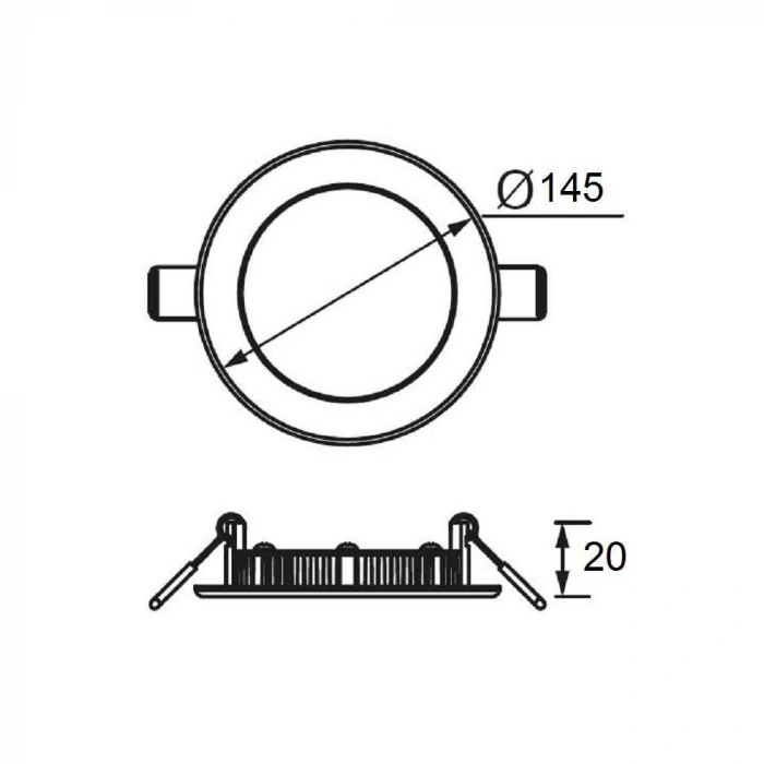 Jupiter 9W Sıva Altı Led Panel LD490 S