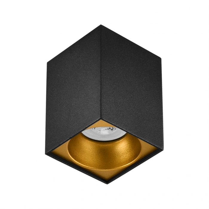 Nevo 5W Sıva Üstü Led Spot Siyah Gold NS239