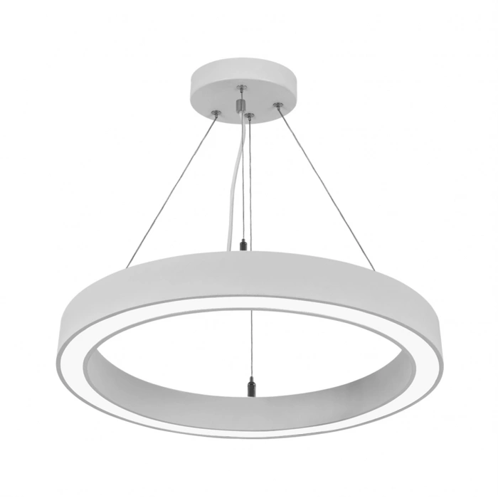 Nevo 60 cm Ledli Yuvarlak Simit Linear Sarkıt Beyaz NS115-1