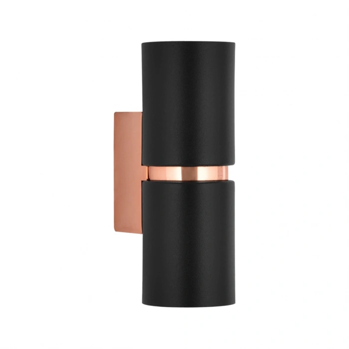 Nevo Çift Yönlü İç Mekan Aplik Siyah Bakır NA101