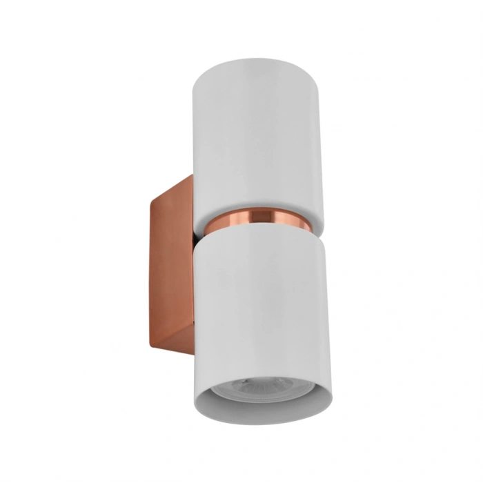 Nevo Çift Yönlü İç Mekan Beyaz Bakır Aplik NA101