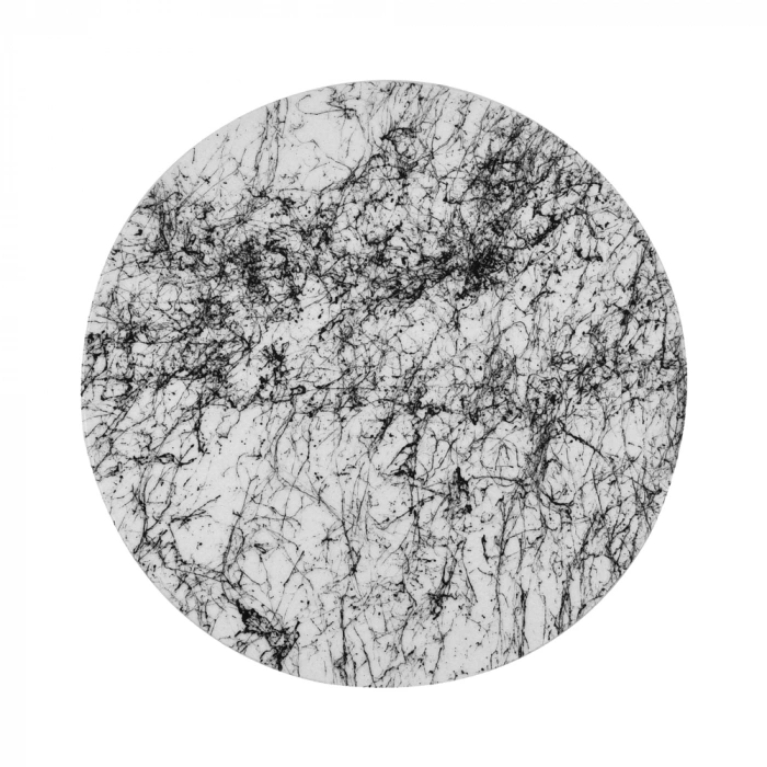 Nevo İç Mekan Aplik Beyaz Siyah Granit NA218-1