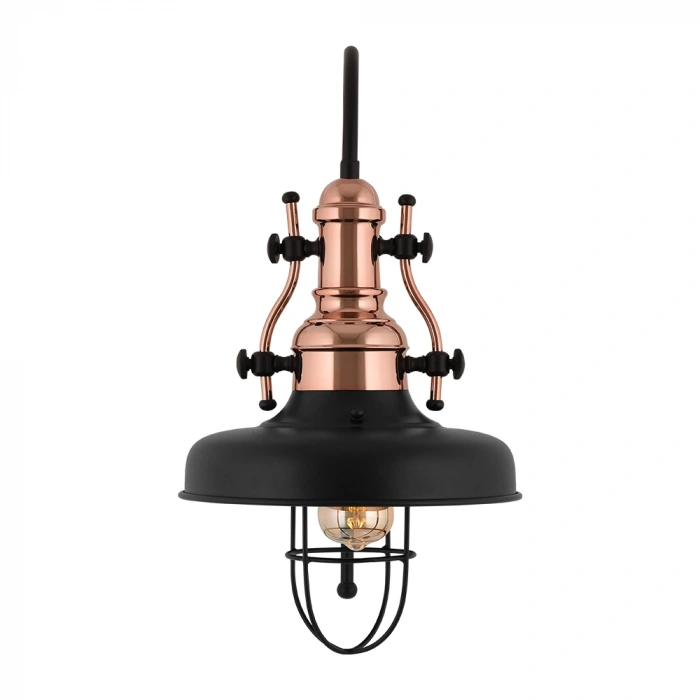 Nevo İç Mekan Aplik Siyah Bakır NA164