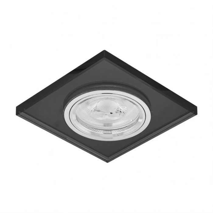 Nevo Sıva Altı Cam Spot Siyah ND500-1