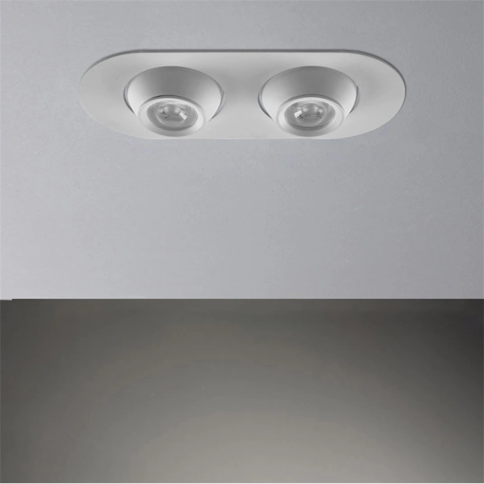 Nevo Sıva Altı İkili Led Spot Beyaz ND330-2