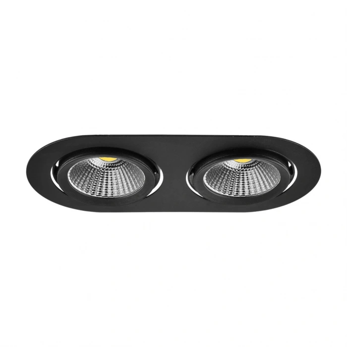 Nevo Sıva Altı İkili Led Spot Siyah ND275-2