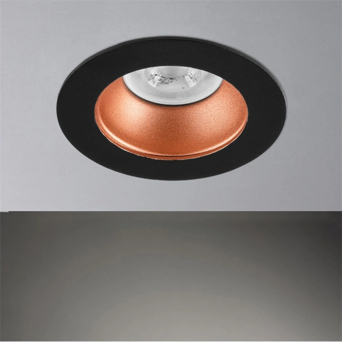 Nevo Sıva Altı Led Spot Siyah Bakır ND311