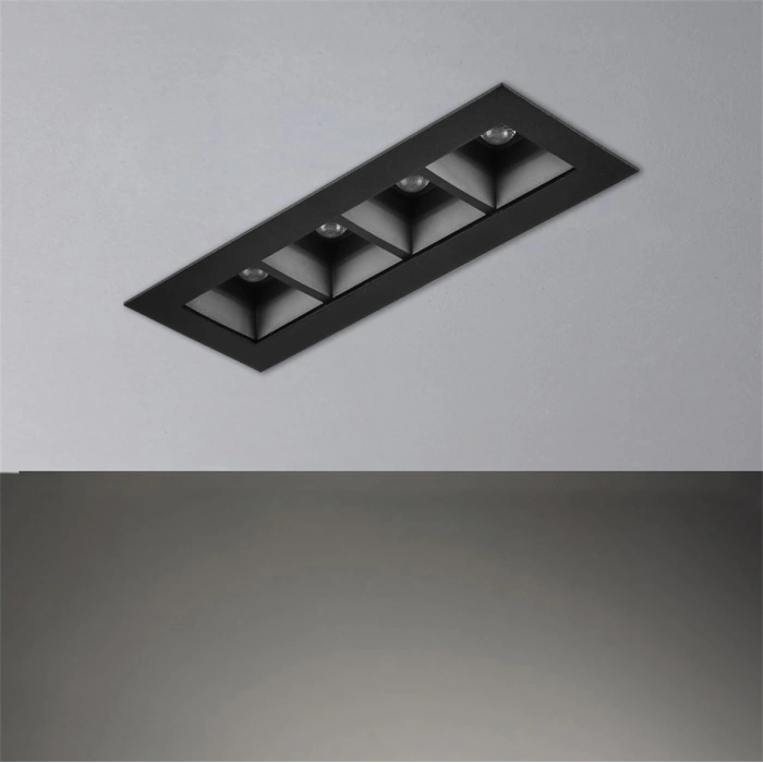 Nevo Sıva Altı Led Spot Siyah ND102-1