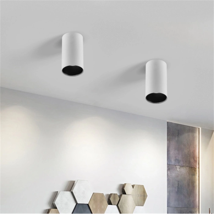 Nevo Sıva Üstü Led Spot Beyaz Siyah NS246