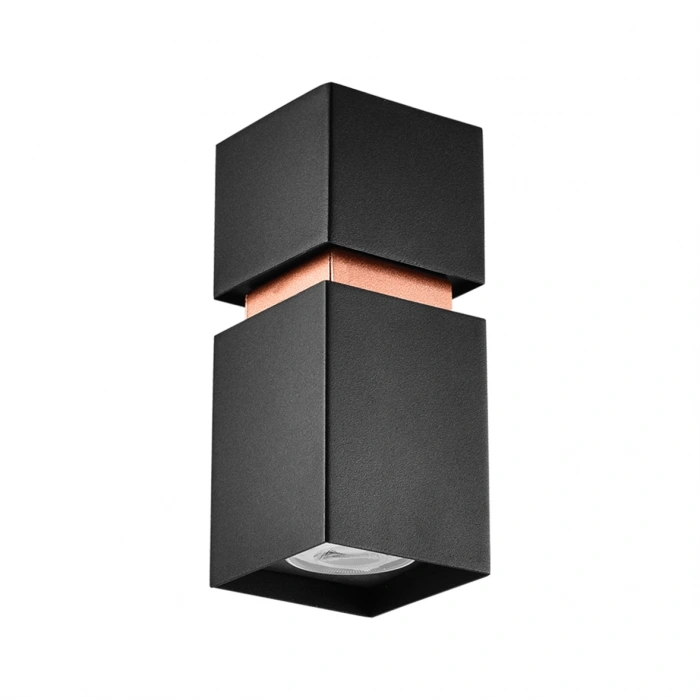 Nevo Sıva Üstü Led Spot Siyah Bakır NS242